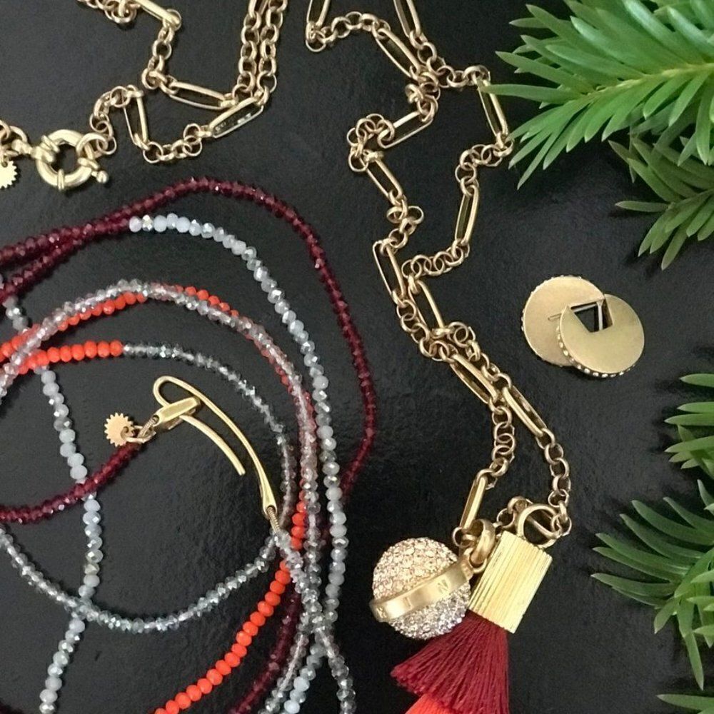India Hicks Eclipse Necklace - Flamingo NWT - Picture 5 of 6
